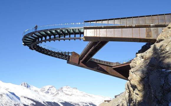 Mirador en el Jasper National Park