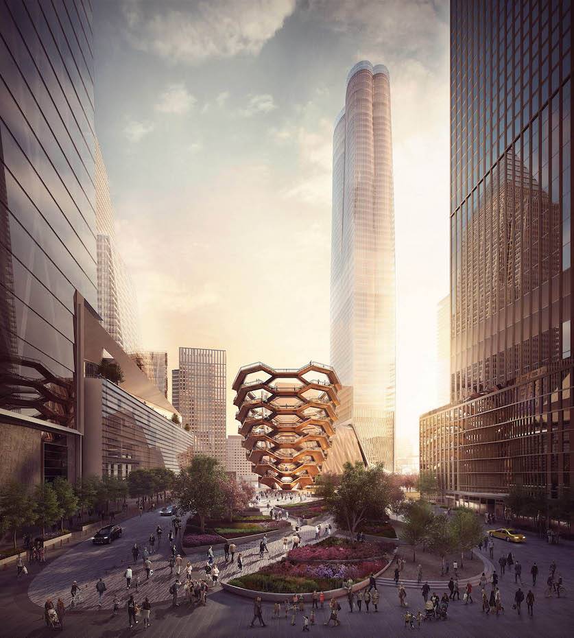 Torre Vessel, por Thomas Heatherwick. Nueva York